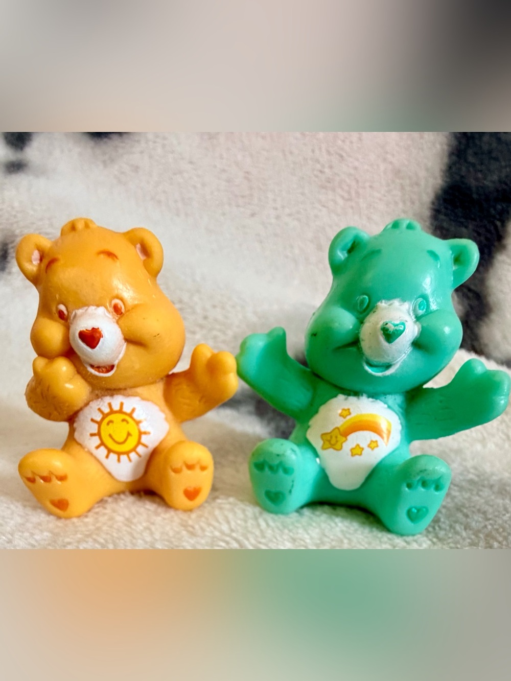 Care Bears Y2K Walmart Vending Machine 2” PVC Figurines (2 Piece Lot)